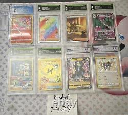 Huge Pokemon Card Collection Lot Rares Holos Guaranteed Ultra Rare! EX/GX/V