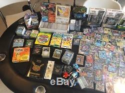 Huge Pokemon Card Collection Lot, With 1st Additions, Holos, Super Rare and More