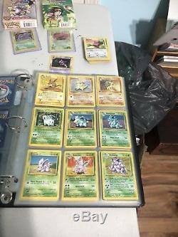 Huge Pokemon Lot. Over 1400 cards 70+ Holos 35+first Edition, rares, Japeneese