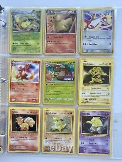 Huge Rare Vtg Pokémon Collection Lot Of 180 Cards with Holos/ Rev Holos & Binder