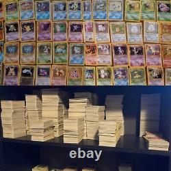 Huge WoTc Pokemon Card Lot Vintage First Edition & Holo Rare NM/LP 100 Cards