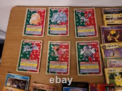 Japanese Pocket Monster Pokemon Cards Vintage 1995-96 RARE Huge LOT Stickers