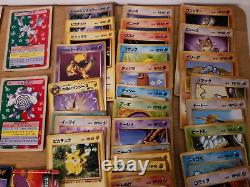 Japanese Pocket Monster Pokemon Cards Vintage 1995-96 RARE Huge LOT Stickers