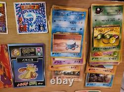 Japanese Pocket Monster Pokemon Cards Vintage 1995-96 RARE Huge LOT Stickers