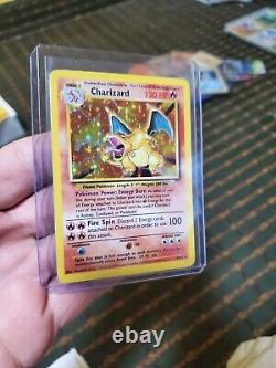 LP 1999 Charizard Base Set Unlimited 4/102 Holo Rare Pokemon TCG CARD WOTC