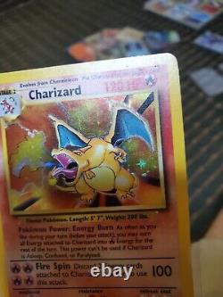 LP 1999 Charizard Base Set Unlimited 4/102 Holo Rare Pokemon TCG CARD WOTC