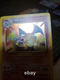 LP 1999 Charizard Base Set Unlimited 4/102 Holo Rare Pokemon TCG CARD WOTC