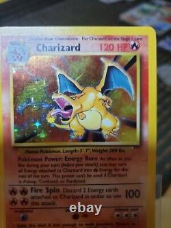 LP 1999 Charizard Base Set Unlimited 4/102 Holo Rare Pokemon TCG CARD WOTC