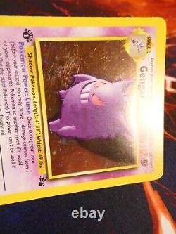 LP (1st edition) Pokemon GENGAR Card Set 5/62 Holo Rare WOTC #2