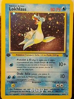 Lapras (Lokhlass) Holo 1st Edition Fossil Pokemon Card, NP -Excellent Condition