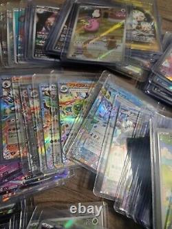 Large Japanese Pokemon Card Collection 354 Cards Full Art Rare Read Description