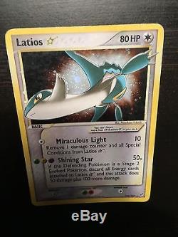 Latios Gold Star Holo Ex Deoxys Ultra Rare English Great 4.5/10 Pokemon Card
