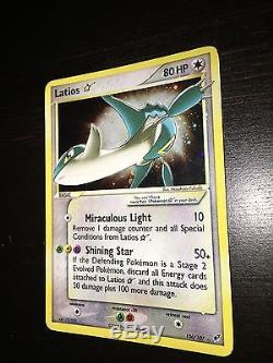 Latios Gold Star Holo Ex Deoxys Ultra Rare English Great 4.5/10 Pokemon Card