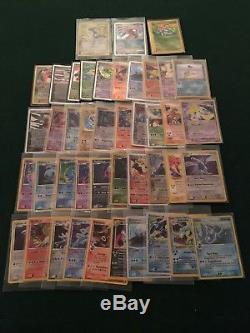 Lot Of 44 Pokemon Cards Inlcuding Ex, Lv. X, Holofoil And Ultra Rare