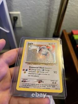 Lugia 9/111 Neo Genesis Unlimited Holo Rare Pokemon Card Swirl