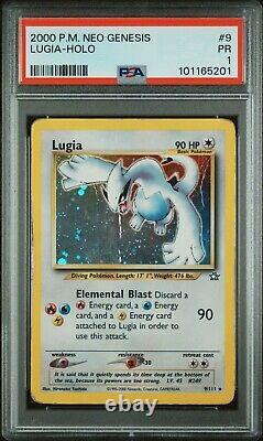 Lugia #9 Neo Genesis Holo Pokemon Card WOTC PSA 1