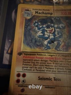 MACHAMP POKEMON Card FACTORY SEALED 1st Edition 1999 WOTC Holo