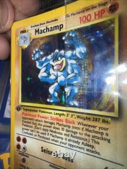 MACHAMP POKEMON Card FACTORY SEALED 1st Edition 1999 WOTC Holo