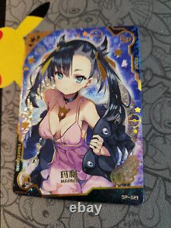 Marnie SP Foil Card Pokemon Goddess Story / Maiden Party / Girl Party RARE