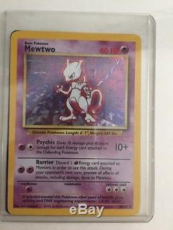 Mewtwo holographic 10/102 Rare Pokémon Card