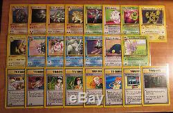 NM 1st edition COMPLETE Pokemon GYM HERO Card Set/132 Holo Rare Full First ed