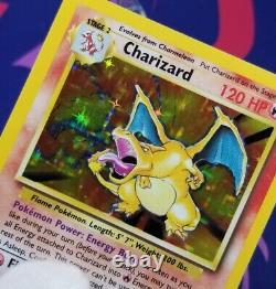 NM+/ English Charizard Base Set 4/102 Holo Unlimited Holo Rare Pokemon TCG