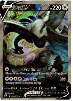 NM Pokemon Silver Tempest Lugia V Alternate Art Secret Rare #186/195