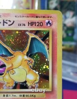 NM(b)/ GALAXY SWIRL Base Set Holo Charizard no. 006 Japanese Pokemon Card Rare