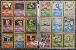 Near Complete Base Set 102/102 Pokemon Card Charizard Holo Rare No 1st Edition