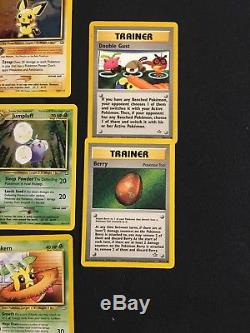 Neo Genesis Holo Pokemon Cards Lot Rare Set of 20 Lugia, Feraligatr, Typhlosion