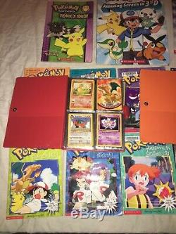 Old Pokemon Card Collection Rare and Holo Binder and books, 1st eds Binder Kept