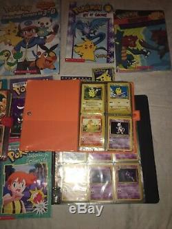 Old Pokemon Card Collection Rare and Holo Binder and books, 1st eds Binder Kept