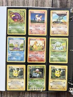 Old Pokemon Cards VINTAGE Rare Collection binder Holo WOTC 1999 Era Lot#2