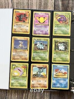 Old Pokemon Cards VINTAGE Rare Collection binder Holo WOTC 1999 Era Lot#2