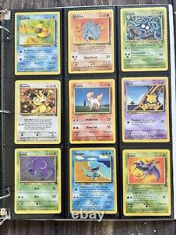 Old Pokemon Cards VINTAGE Rare Collection binder Holo WOTC 1999 Era Lot#2