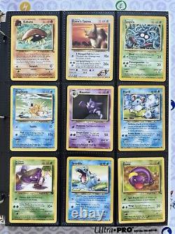 Old Pokemon Cards VINTAGE Rare Collection lot binder Holo WOTC 1999 Era Pikachu