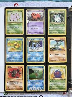 Old Pokemon Cards VINTAGE Rare Collection lot binder Holo WOTC 1999 Era Pikachu