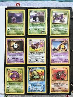 Old Pokemon Cards VINTAGE Rare Collection lot binder Holo WOTC 1999 Era Pikachu