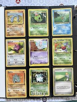 Old Pokemon Cards VINTAGE Rare Collection lot binder Holo WOTC 1999 Era Pikachu