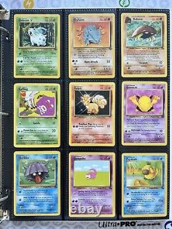 Old Pokemon Cards VINTAGE Rare Collection lot binder Holo WOTC 1999 Era Pikachu