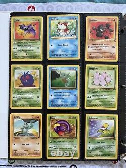 Old Pokemon Cards VINTAGE Rare Collection lot binder Holo WOTC 1999 Era Pikachu