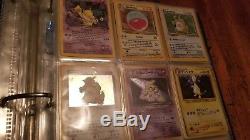 Old pokemon card collection lot charizard venusaur blastoise rare whole binder