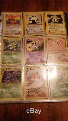 Old pokemon card collection lot charizard venusaur blastoise rare whole binder