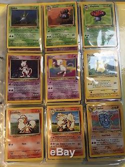 Original Pokemon Cards FULL SET in Folder includes RARE SHINY CARDS