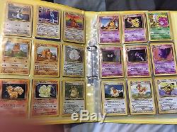 Original Pokemon Cards FULL SET in Folder includes RARE SHINY CARDS