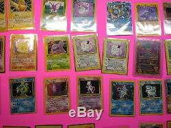 Original Pokemon Cards Holo foil lot blastoise charizard base