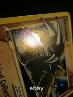 PL/LP Pokemon (Gold Star) GROUDON Card EX DELTA SPECIES Set 111/113 Holo Rare AP