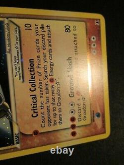 PL/LP Pokemon (Gold Star) GROUDON Card EX DELTA SPECIES Set 111/113 Holo Rare AP