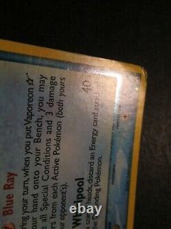 PL Pokemon (Gold Star) VAPOREON Card EX POWER KEEPERS Set 102/108 Holo Rare AP