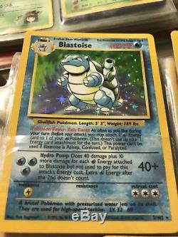 POKEMON CARD COLLECTION VINTAGE BINDER WITH CARDS HOLO RARE Must See